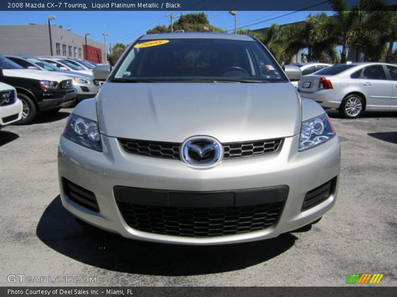 Liquid Platinum Metallic / Black 2008 Mazda CX-7 Touring