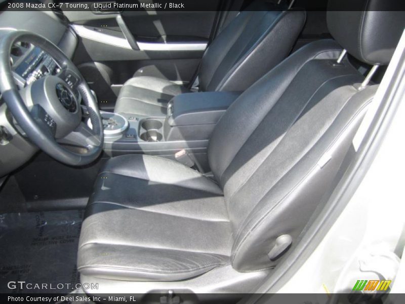 Liquid Platinum Metallic / Black 2008 Mazda CX-7 Touring