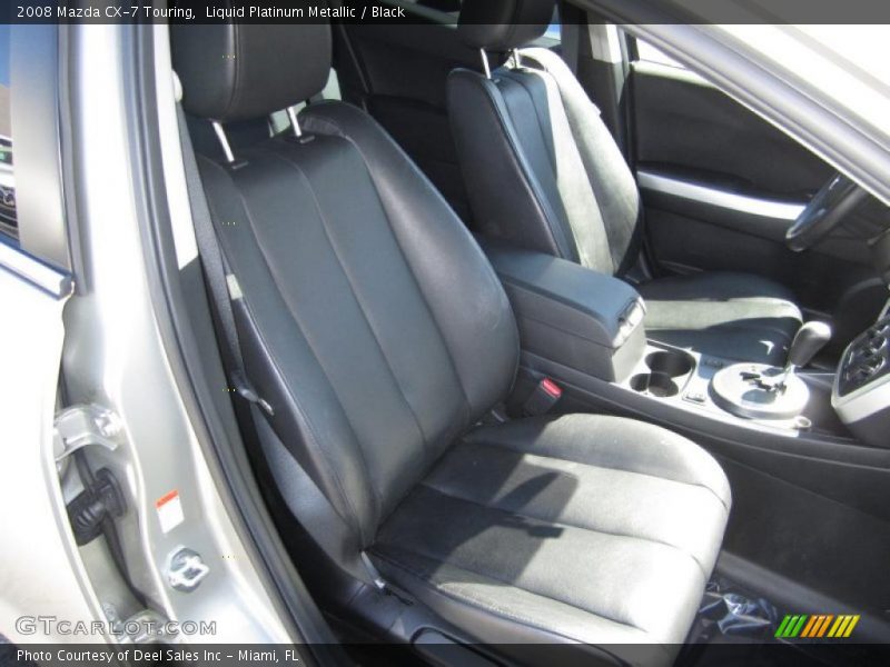 Liquid Platinum Metallic / Black 2008 Mazda CX-7 Touring