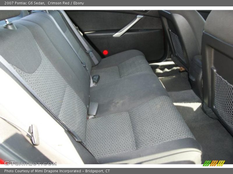 Crimson Red / Ebony 2007 Pontiac G6 Sedan