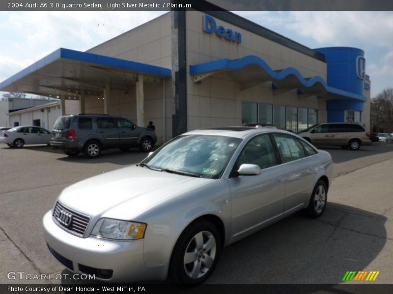 Light Silver Metallic / Platinum 2004 Audi A6 3.0 quattro Sedan