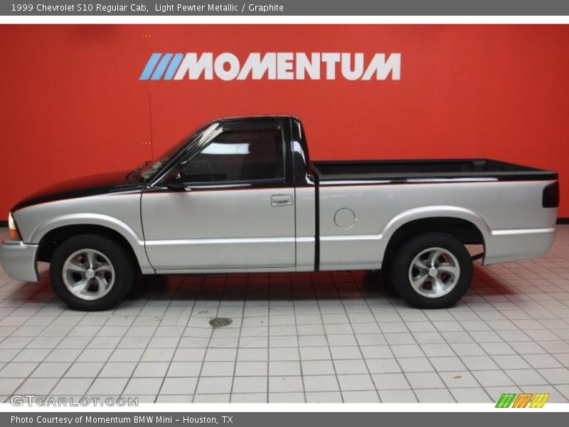 Light Pewter Metallic / Graphite 1999 Chevrolet S10 Regular Cab