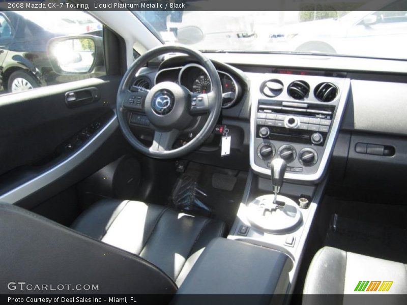 Liquid Platinum Metallic / Black 2008 Mazda CX-7 Touring
