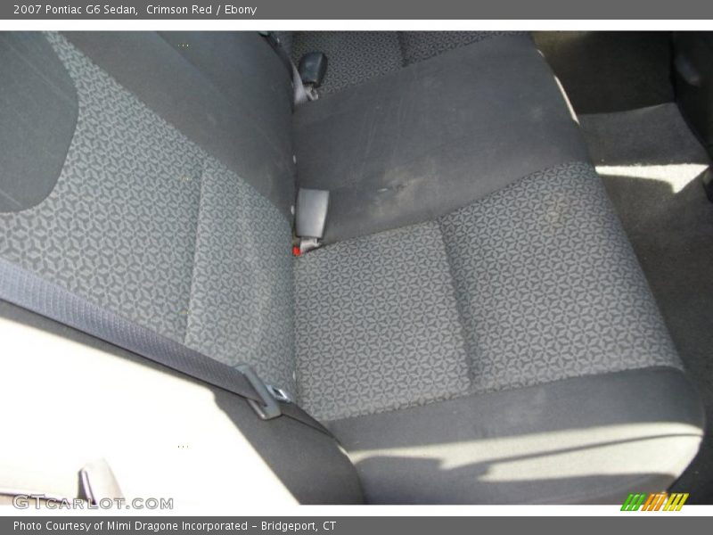 Crimson Red / Ebony 2007 Pontiac G6 Sedan