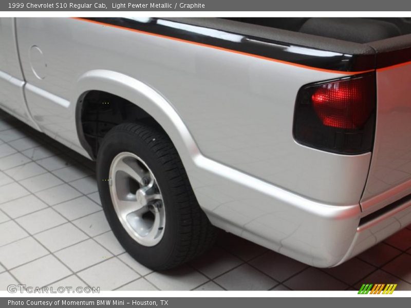 Light Pewter Metallic / Graphite 1999 Chevrolet S10 Regular Cab