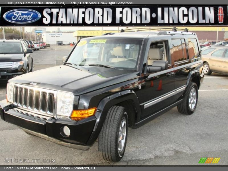 Black / Dark Slate Gray/Light Graystone 2006 Jeep Commander Limited 4x4