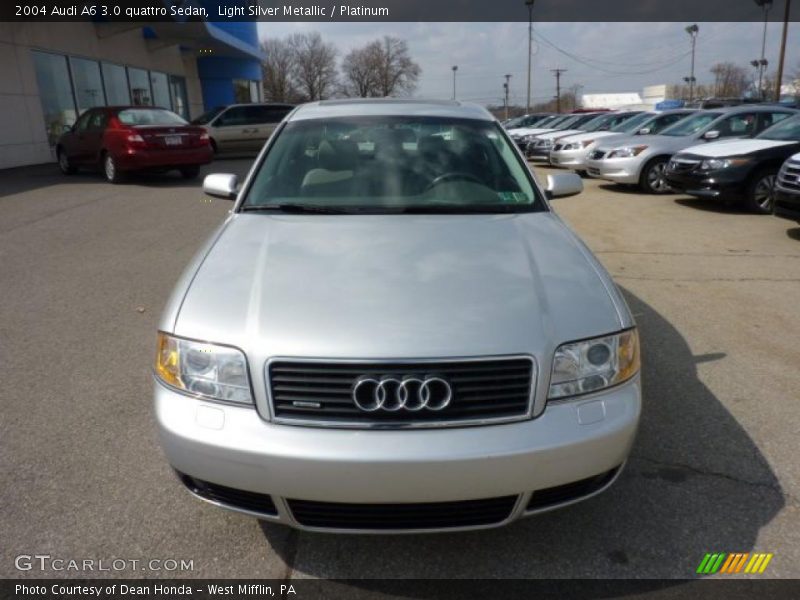 Light Silver Metallic / Platinum 2004 Audi A6 3.0 quattro Sedan