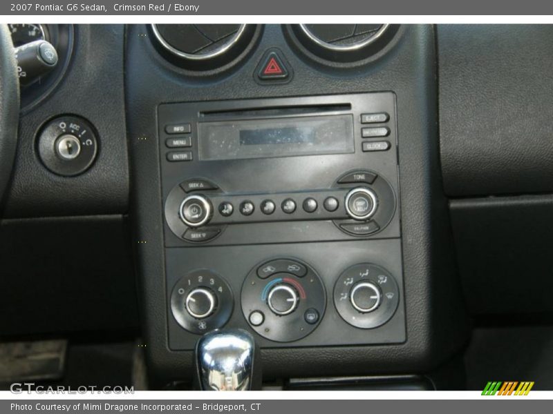 Crimson Red / Ebony 2007 Pontiac G6 Sedan
