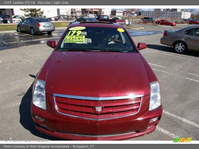 Red Line / Light Gray 2005 Cadillac STS V8