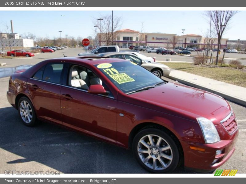 Red Line / Light Gray 2005 Cadillac STS V8