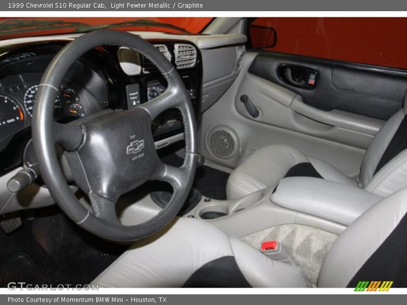 Light Pewter Metallic / Graphite 1999 Chevrolet S10 Regular Cab