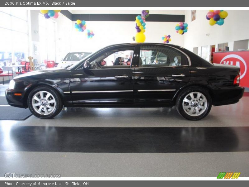 Black / Beige 2006 Kia Optima EX V6