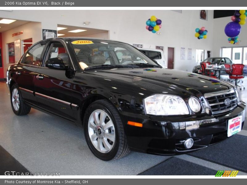 Black / Beige 2006 Kia Optima EX V6
