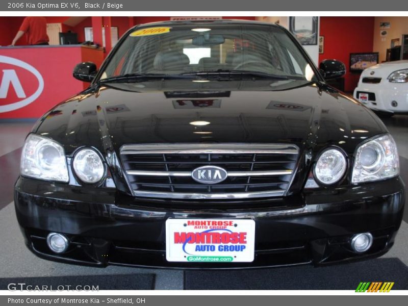 Black / Beige 2006 Kia Optima EX V6