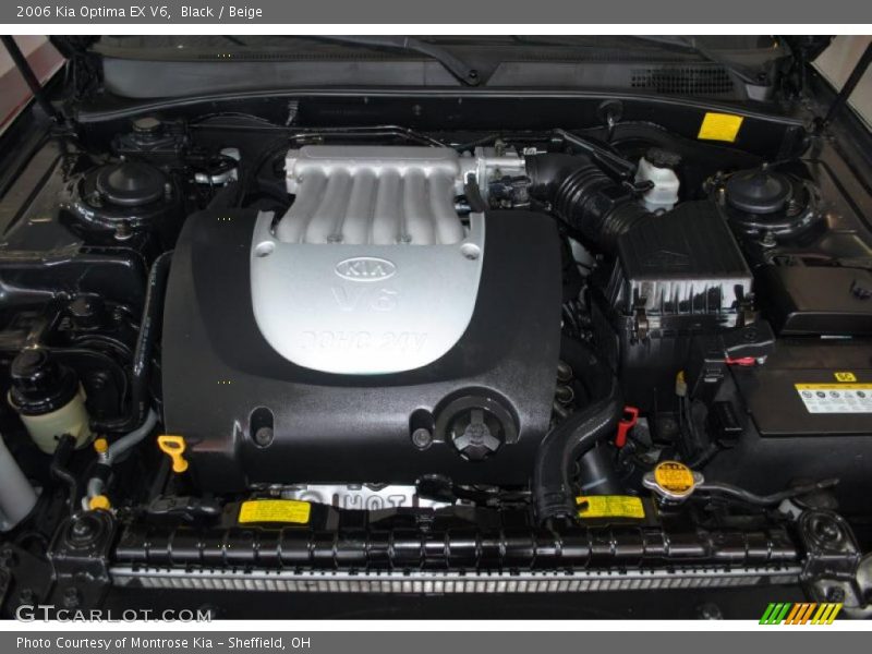 Black / Beige 2006 Kia Optima EX V6