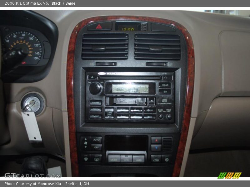 Black / Beige 2006 Kia Optima EX V6