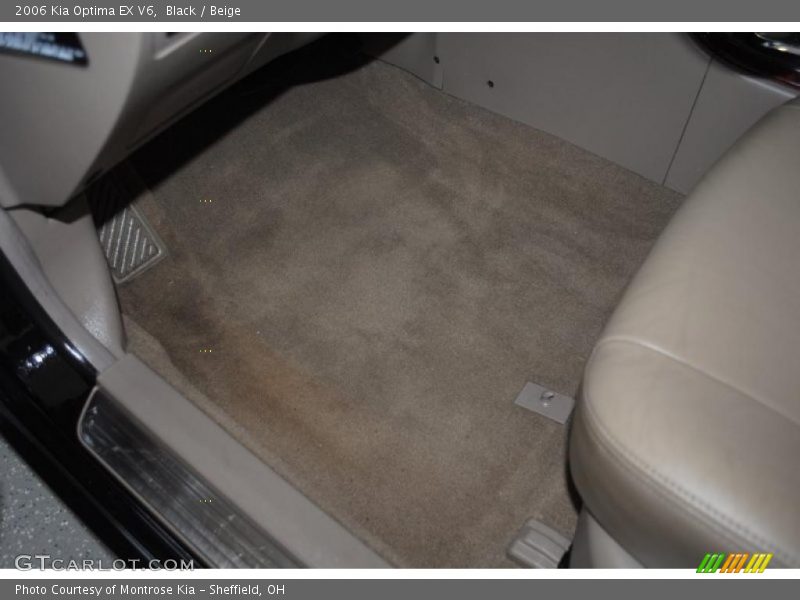 Black / Beige 2006 Kia Optima EX V6