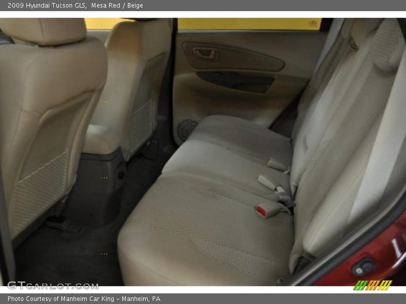 Mesa Red / Beige 2009 Hyundai Tucson GLS