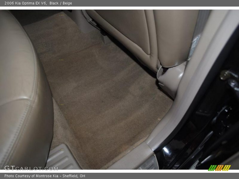 Black / Beige 2006 Kia Optima EX V6