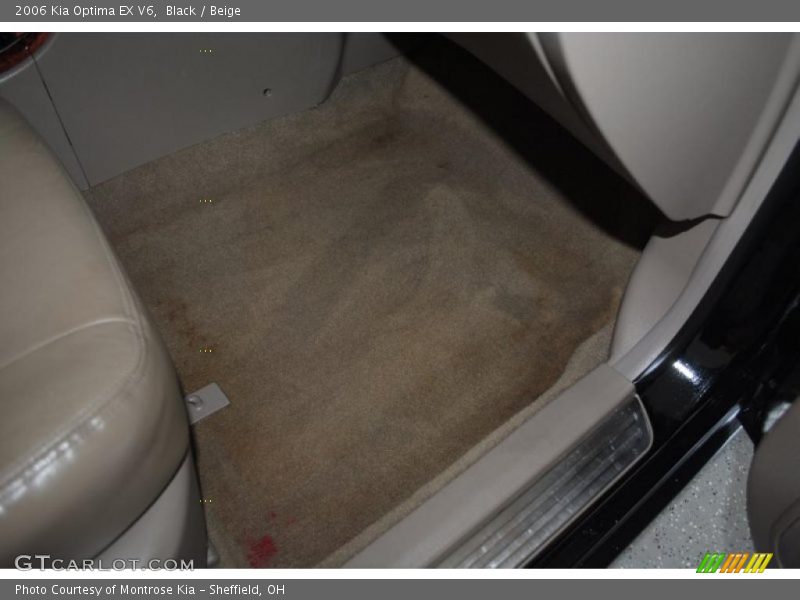 Black / Beige 2006 Kia Optima EX V6
