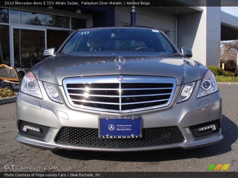 Palladium Silver Metallic / Almond Beige 2010 Mercedes-Benz E 350 4Matic Sedan