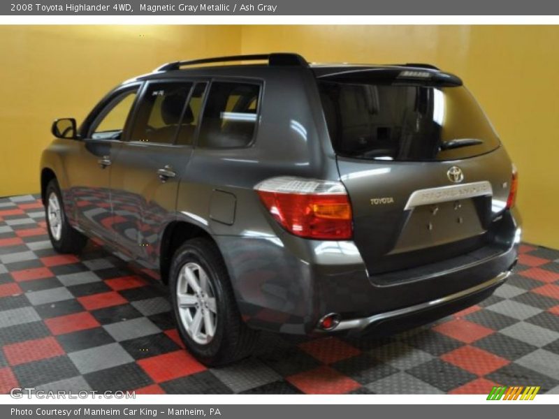 Magnetic Gray Metallic / Ash Gray 2008 Toyota Highlander 4WD