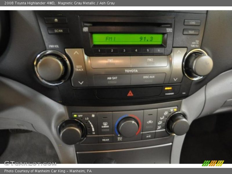 Magnetic Gray Metallic / Ash Gray 2008 Toyota Highlander 4WD