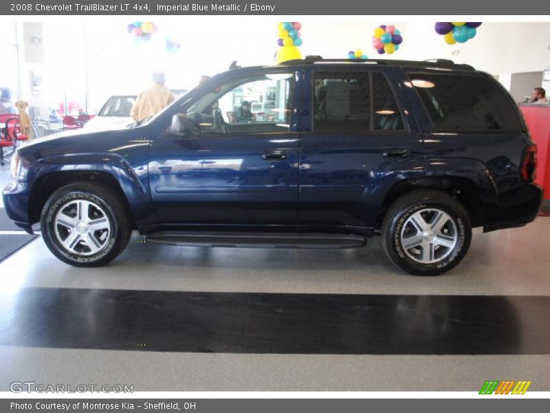 Imperial Blue Metallic / Ebony 2008 Chevrolet TrailBlazer LT 4x4