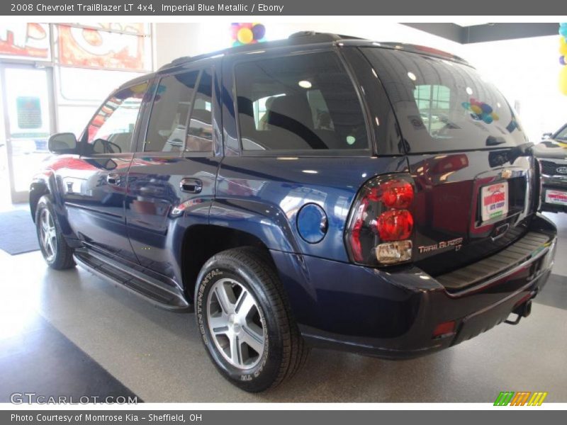 Imperial Blue Metallic / Ebony 2008 Chevrolet TrailBlazer LT 4x4