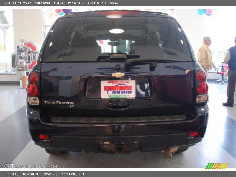 Imperial Blue Metallic / Ebony 2008 Chevrolet TrailBlazer LT 4x4