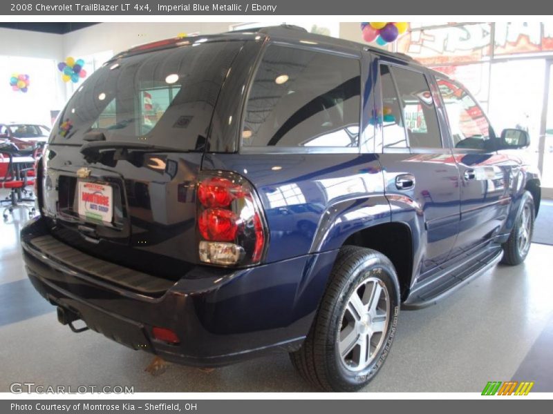 Imperial Blue Metallic / Ebony 2008 Chevrolet TrailBlazer LT 4x4