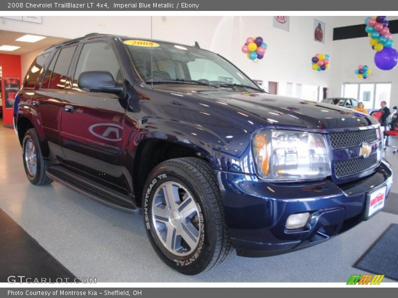 Imperial Blue Metallic / Ebony 2008 Chevrolet TrailBlazer LT 4x4