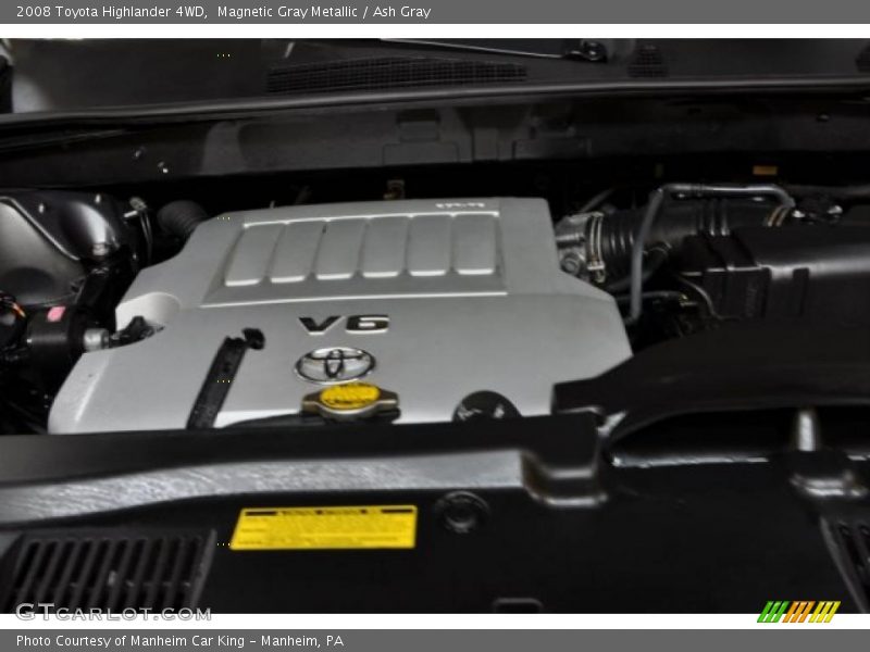 Magnetic Gray Metallic / Ash Gray 2008 Toyota Highlander 4WD