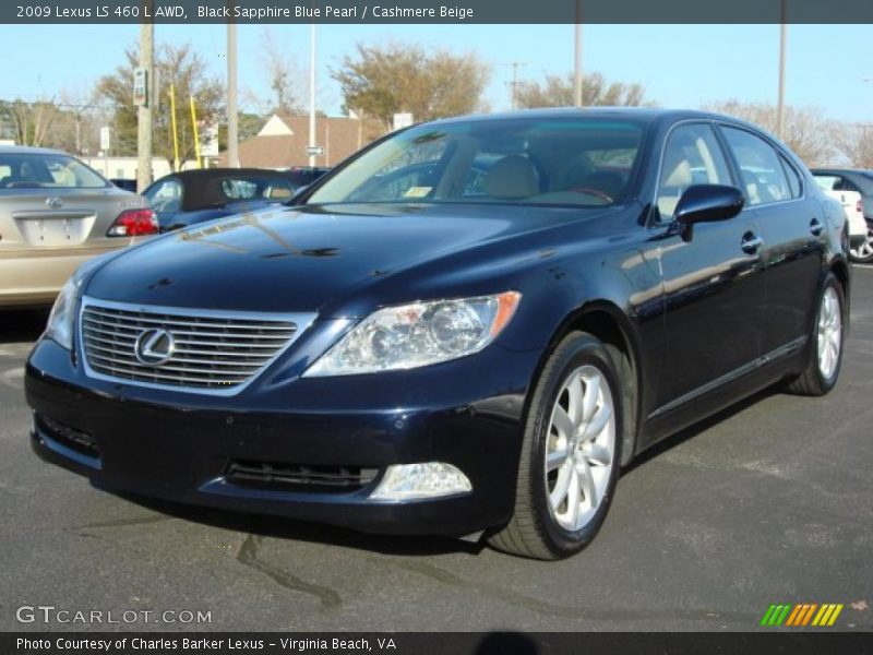 Front 3/4 View of 2009 LS 460 L AWD