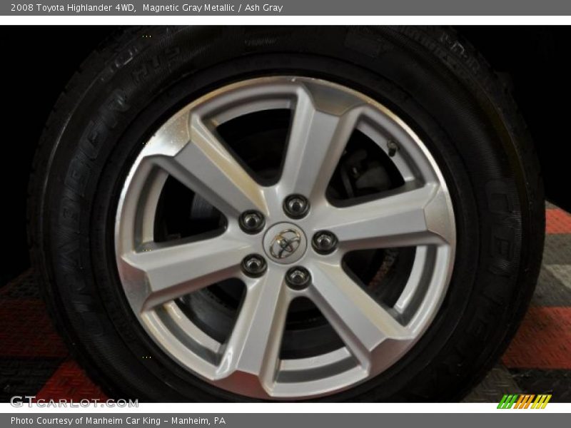Magnetic Gray Metallic / Ash Gray 2008 Toyota Highlander 4WD