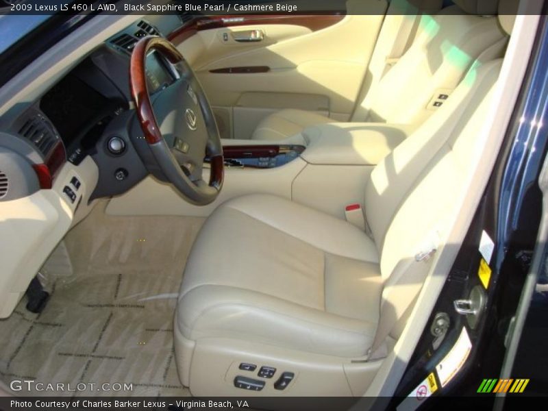  2009 LS 460 L AWD Cashmere Beige Interior
