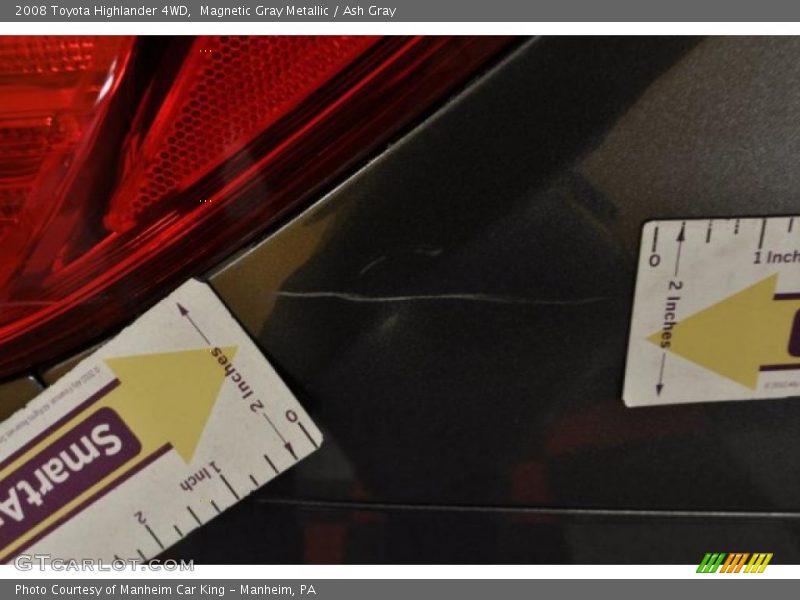 Magnetic Gray Metallic / Ash Gray 2008 Toyota Highlander 4WD