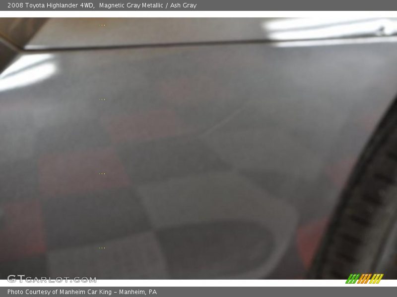 Magnetic Gray Metallic / Ash Gray 2008 Toyota Highlander 4WD