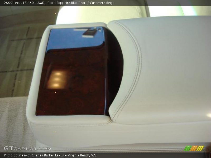 Black Sapphire Blue Pearl / Cashmere Beige 2009 Lexus LS 460 L AWD