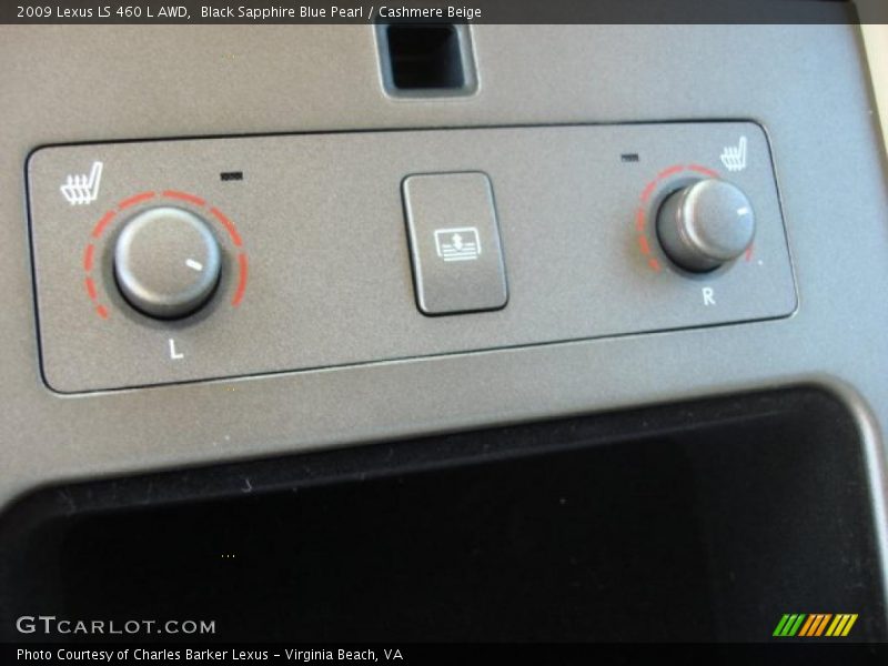 Black Sapphire Blue Pearl / Cashmere Beige 2009 Lexus LS 460 L AWD