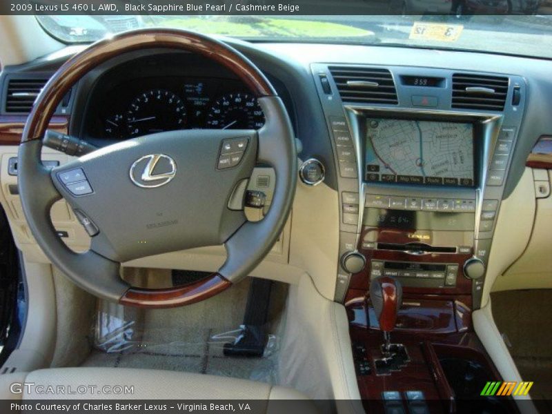 Dashboard of 2009 LS 460 L AWD