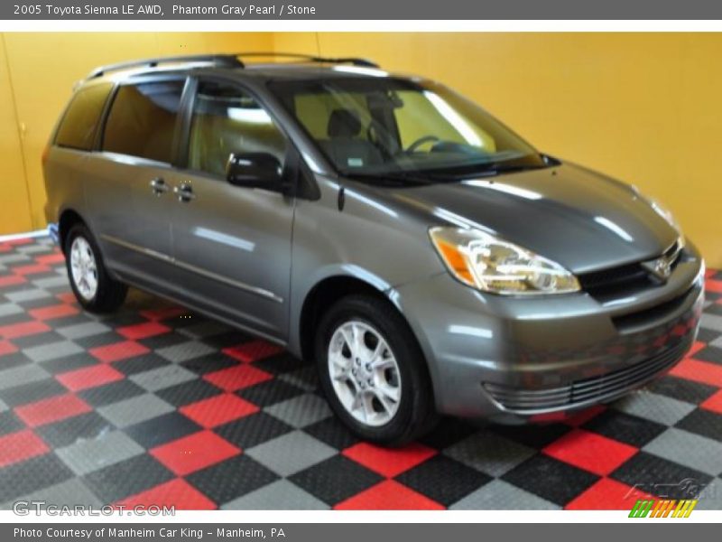 Phantom Gray Pearl / Stone 2005 Toyota Sienna LE AWD