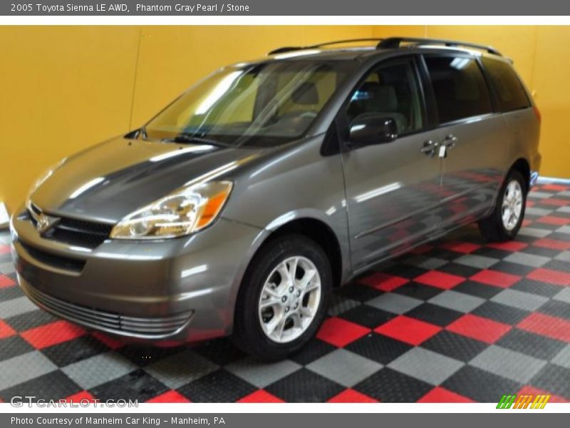 Phantom Gray Pearl / Stone 2005 Toyota Sienna LE AWD