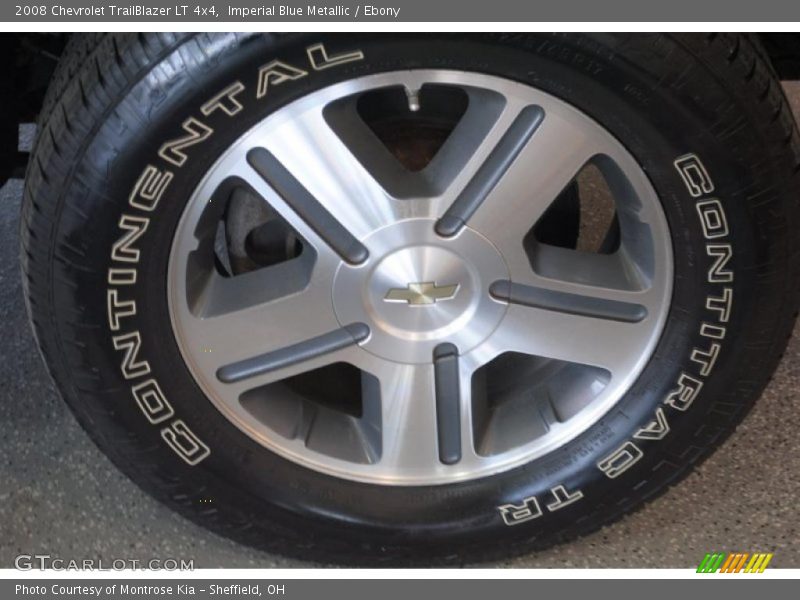 Imperial Blue Metallic / Ebony 2008 Chevrolet TrailBlazer LT 4x4