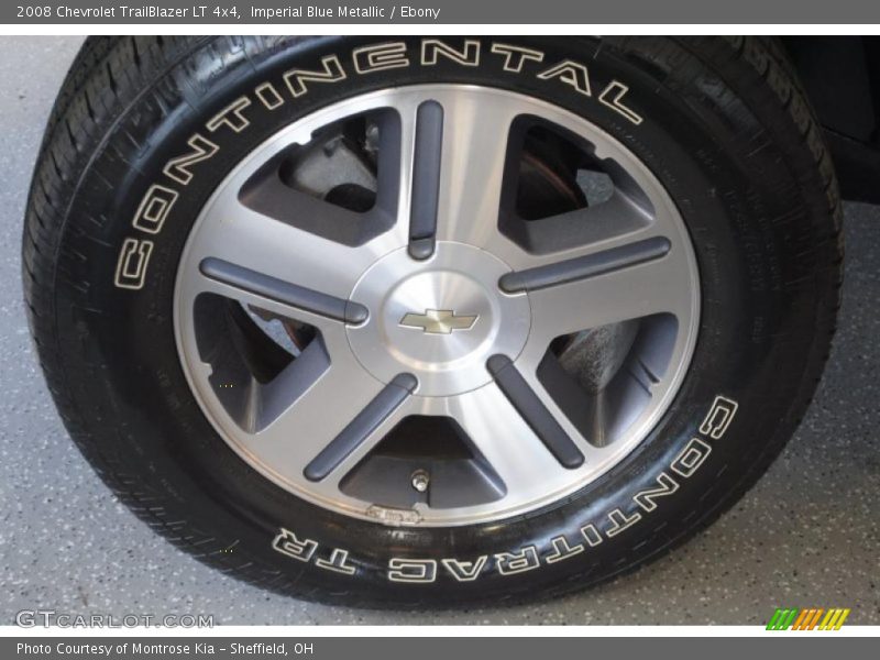 Imperial Blue Metallic / Ebony 2008 Chevrolet TrailBlazer LT 4x4