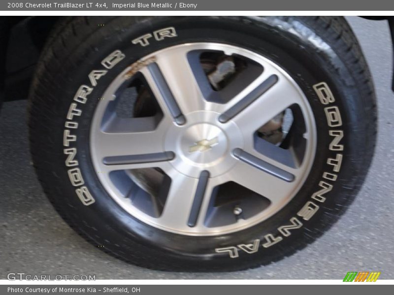 Imperial Blue Metallic / Ebony 2008 Chevrolet TrailBlazer LT 4x4