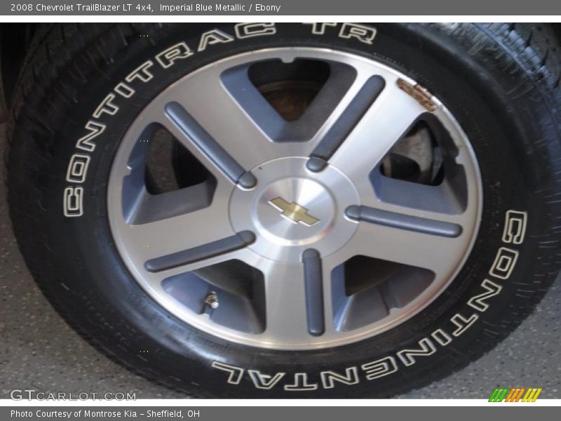 Imperial Blue Metallic / Ebony 2008 Chevrolet TrailBlazer LT 4x4