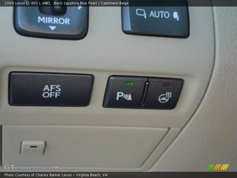 Controls of 2009 LS 460 L AWD