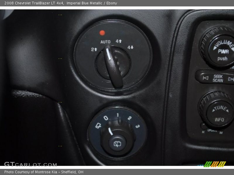 Imperial Blue Metallic / Ebony 2008 Chevrolet TrailBlazer LT 4x4