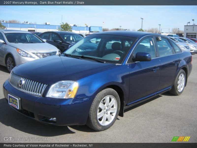 Dark Blue Pearl Metallic / Shale 2007 Mercury Montego
